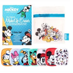 MakeUp Eraser Disney Mikey & Friends 7 Day Set wLaundry Bag - NEW